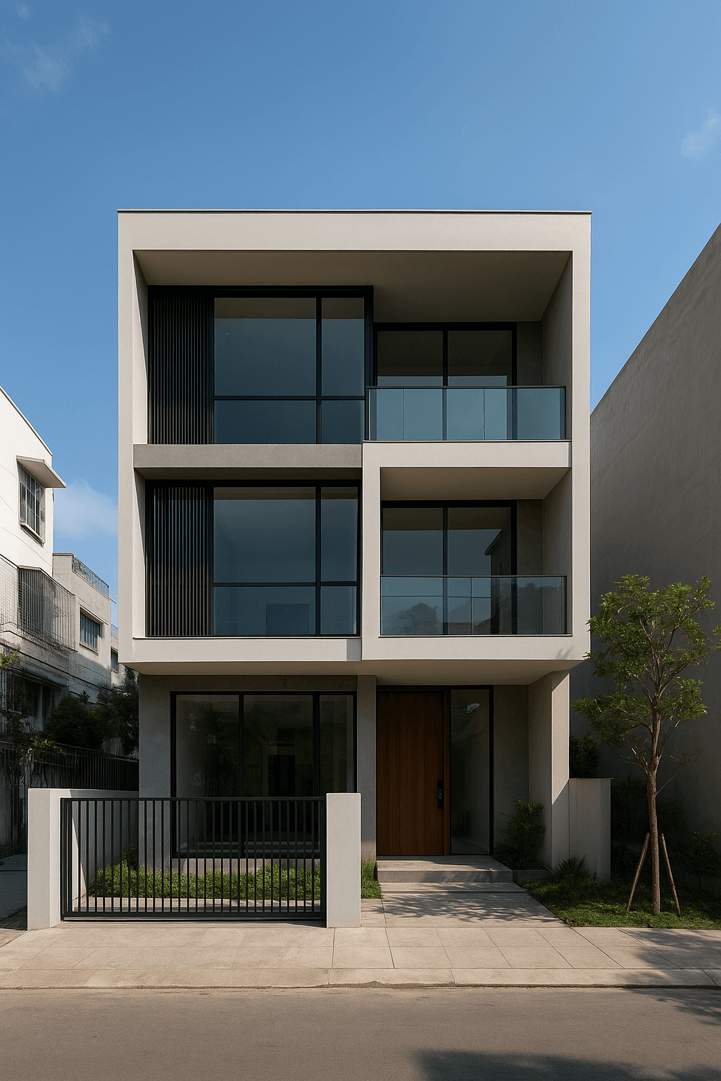 Mẫu nhà phố hiện đại – tối ưu công năng, kiến trúc đô thị