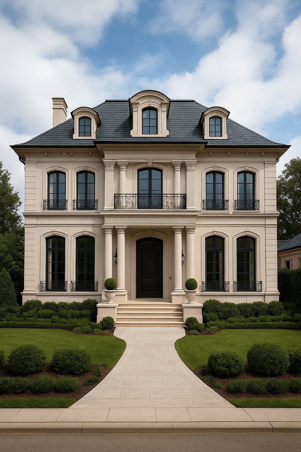 Những mẫu thiết kế nhà tân cổ điển đẹp