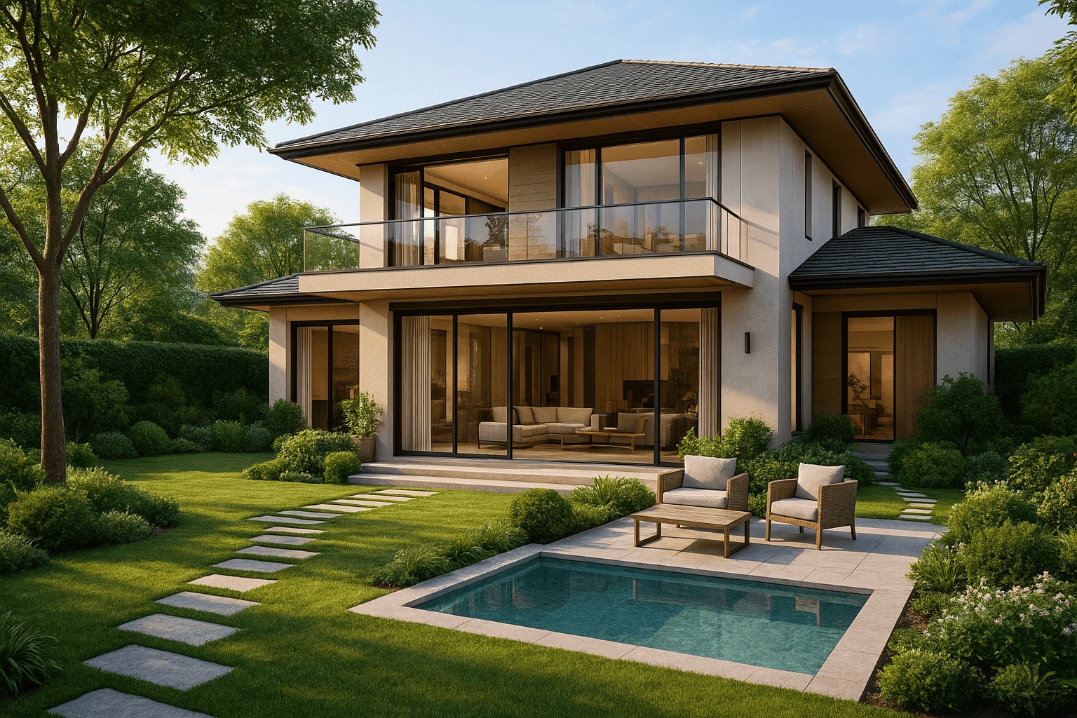 Những mẫu thiết kế biệt thự sân vườn đẹp