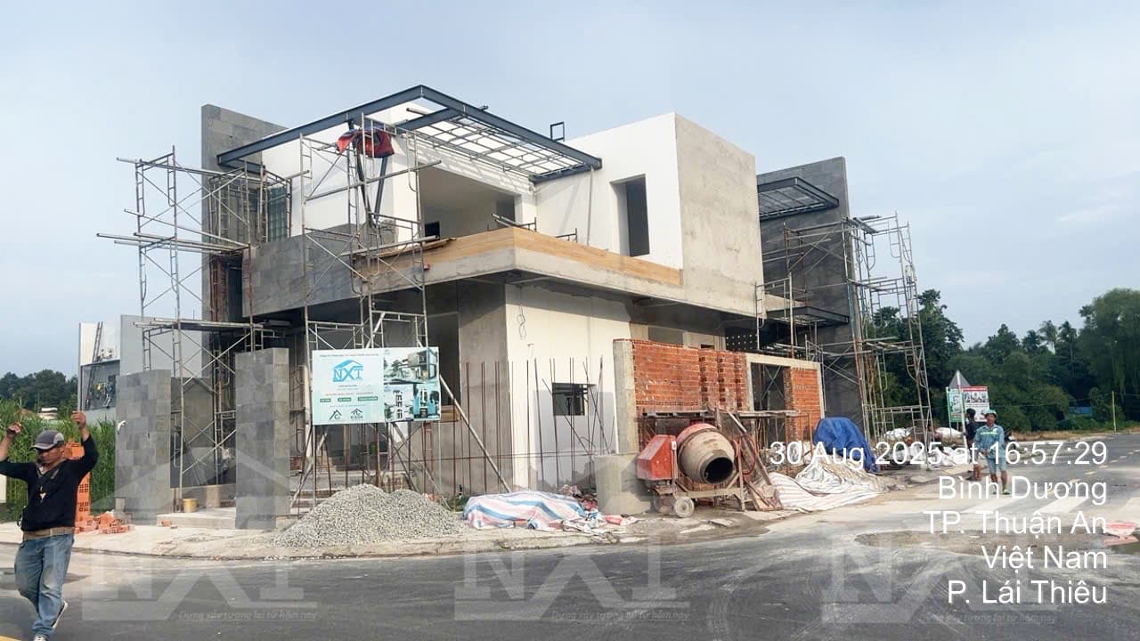 Biệt thự Lái Thiêu với thiết kế hiện đại, sang trọng - NXT