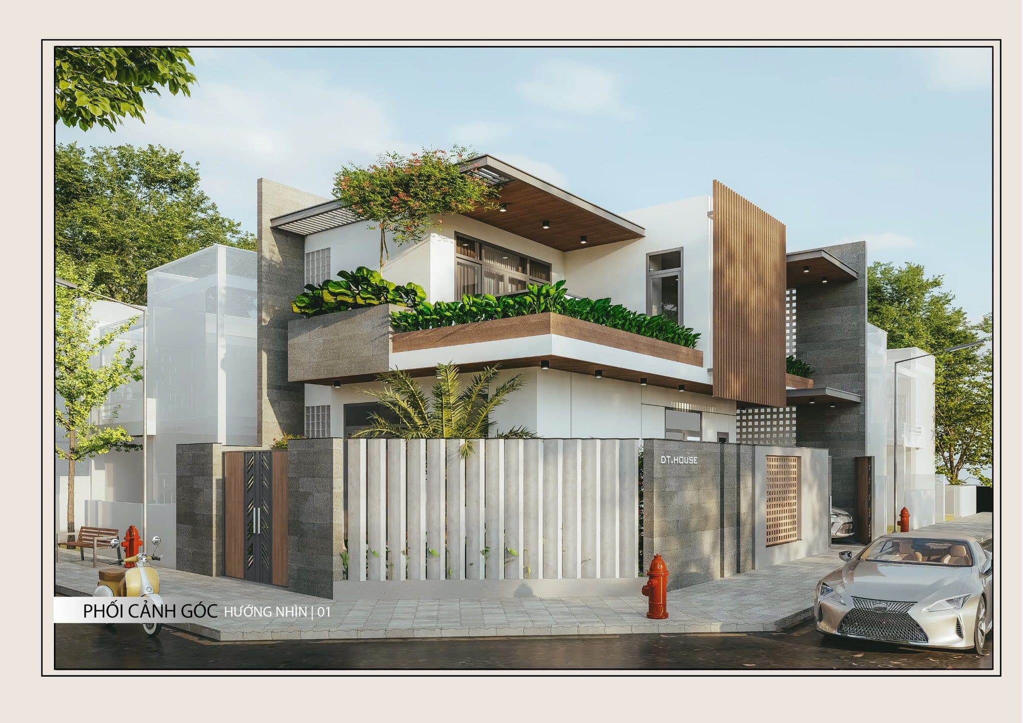 Biệt thự Lái Thiêu với thiết kế hiện đại, sang trọng - NXT