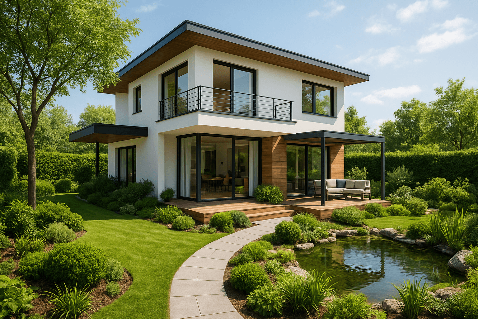 Biệt thự sân vườn – không gian sống xanh hiện đại