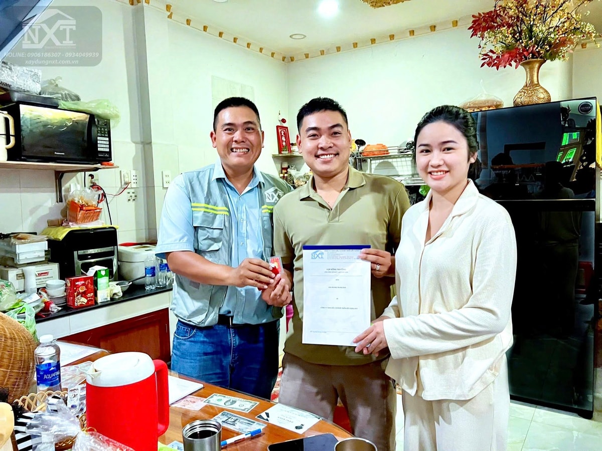 Dự án hoàn thành NXT - nhà phố xây dựng